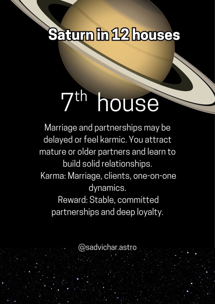 Saturn in 7th house