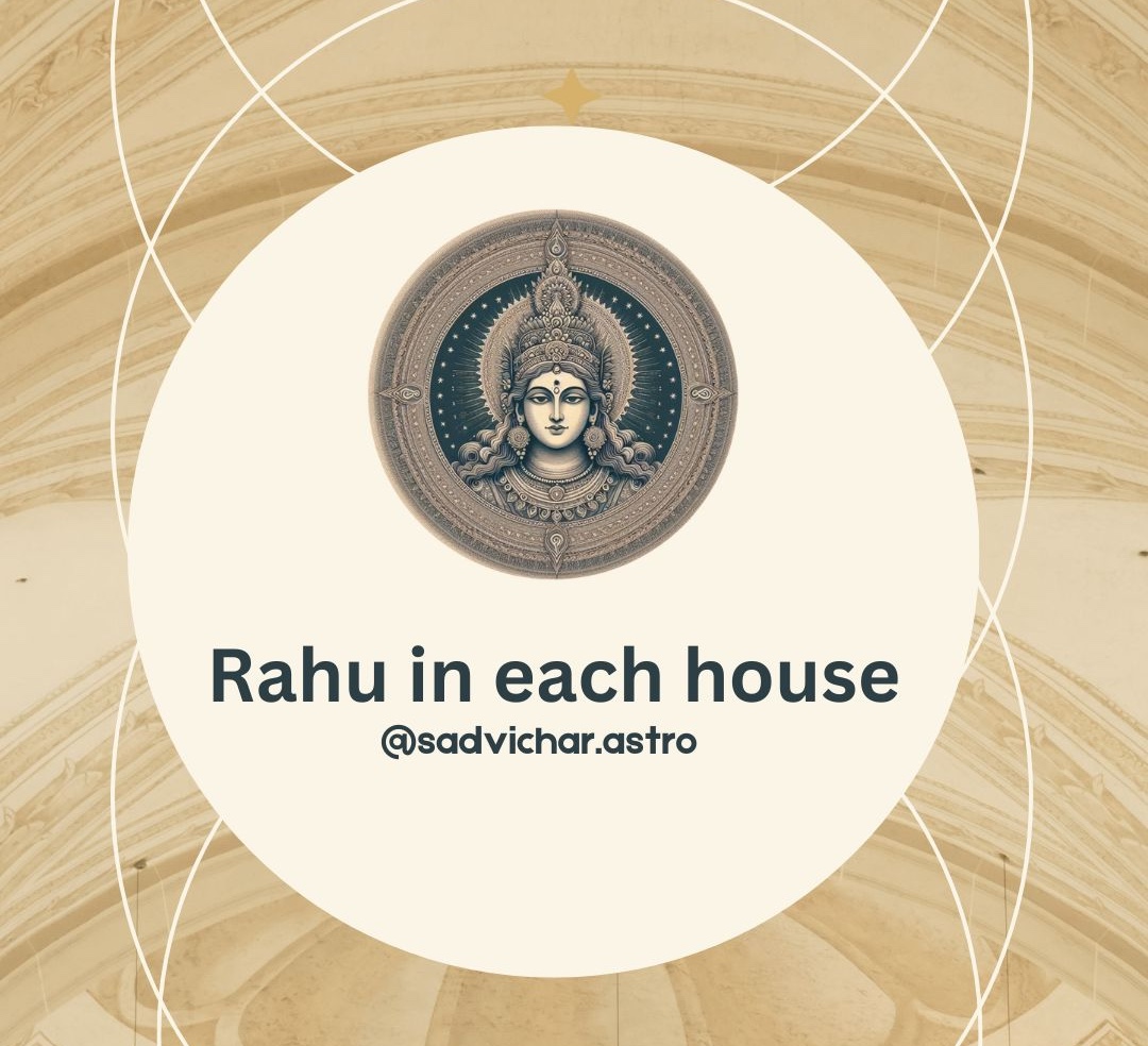 Rahu in the 12 Houses