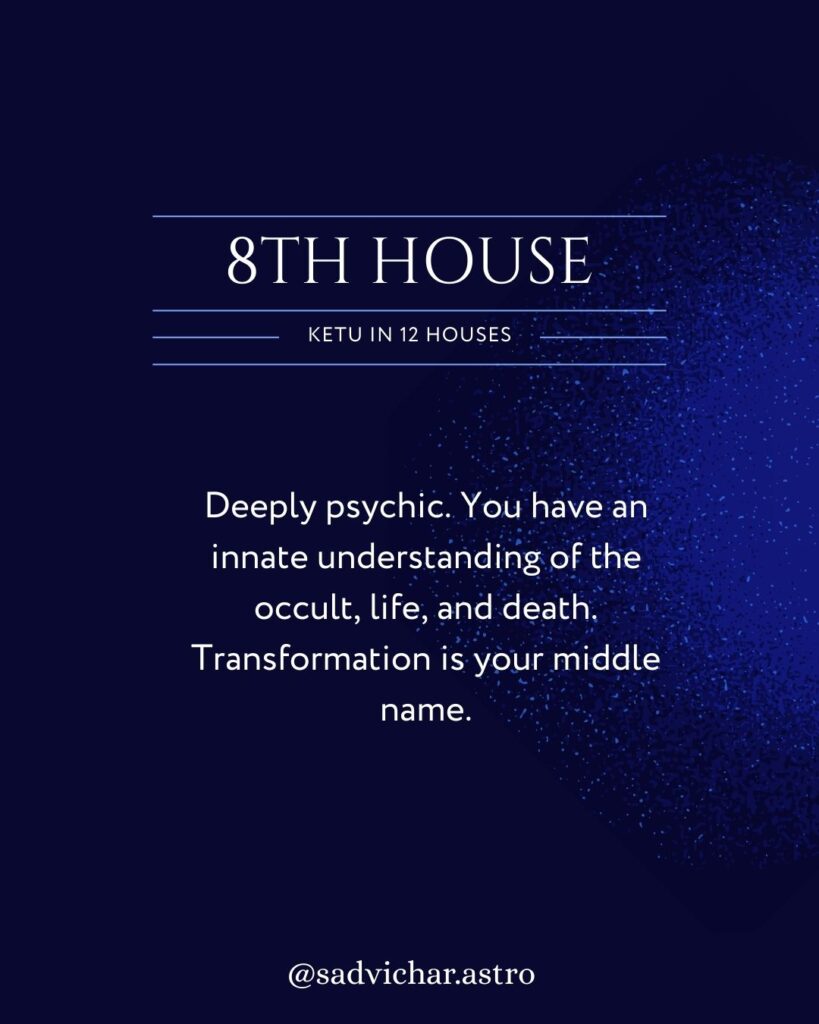 8th house ketu