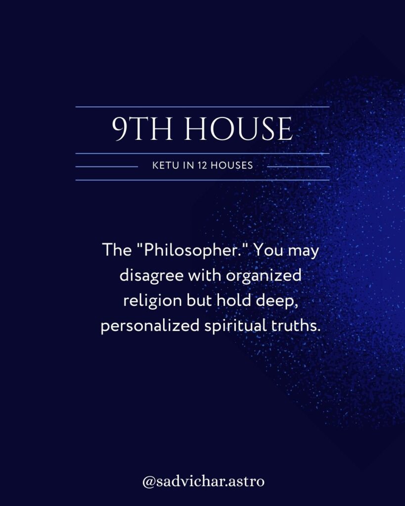 9th house ketu