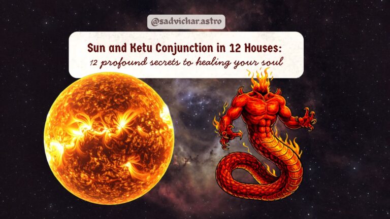 sun and ketu conjunction in 12 houses