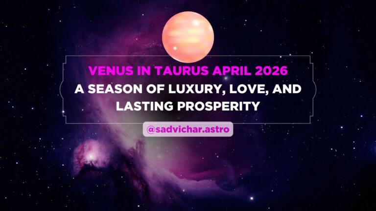 Venus in Taurus April 2026