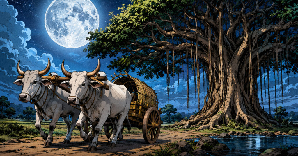 Mars in Rohini Nakshatra 2026: what this transit means for every house Ox-cart and banyan tree symbols representing Rohini Nakshatra, ruled by the Moon