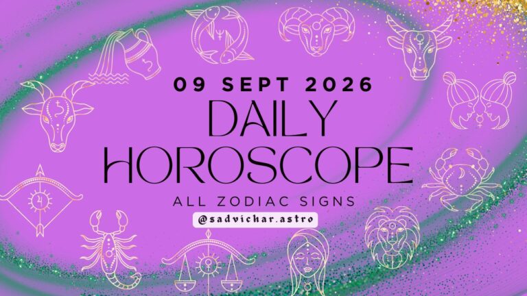 daily horoscope for September 9 2026